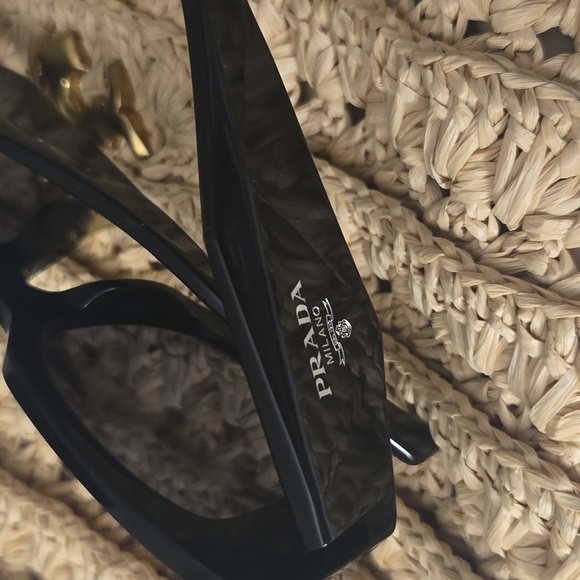 Prada Black Geometric Sunglasses - Picture 2 of 4